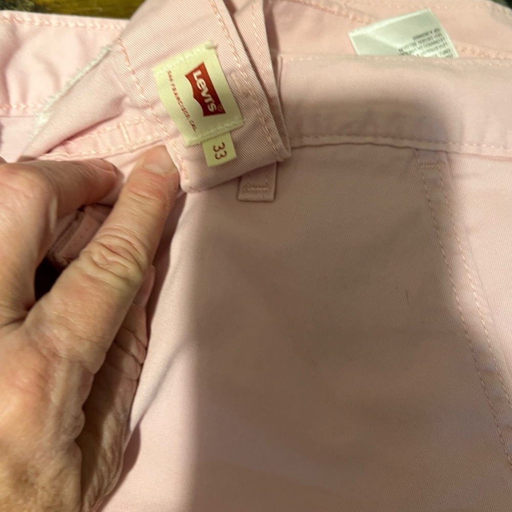 Levi's Soft Pink Shorts